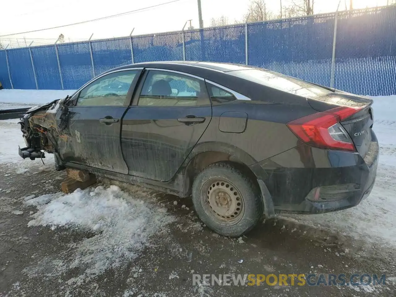 2 Photograph of a damaged car 2HGFC2E56LH020921 HONDA CIVIC 2020