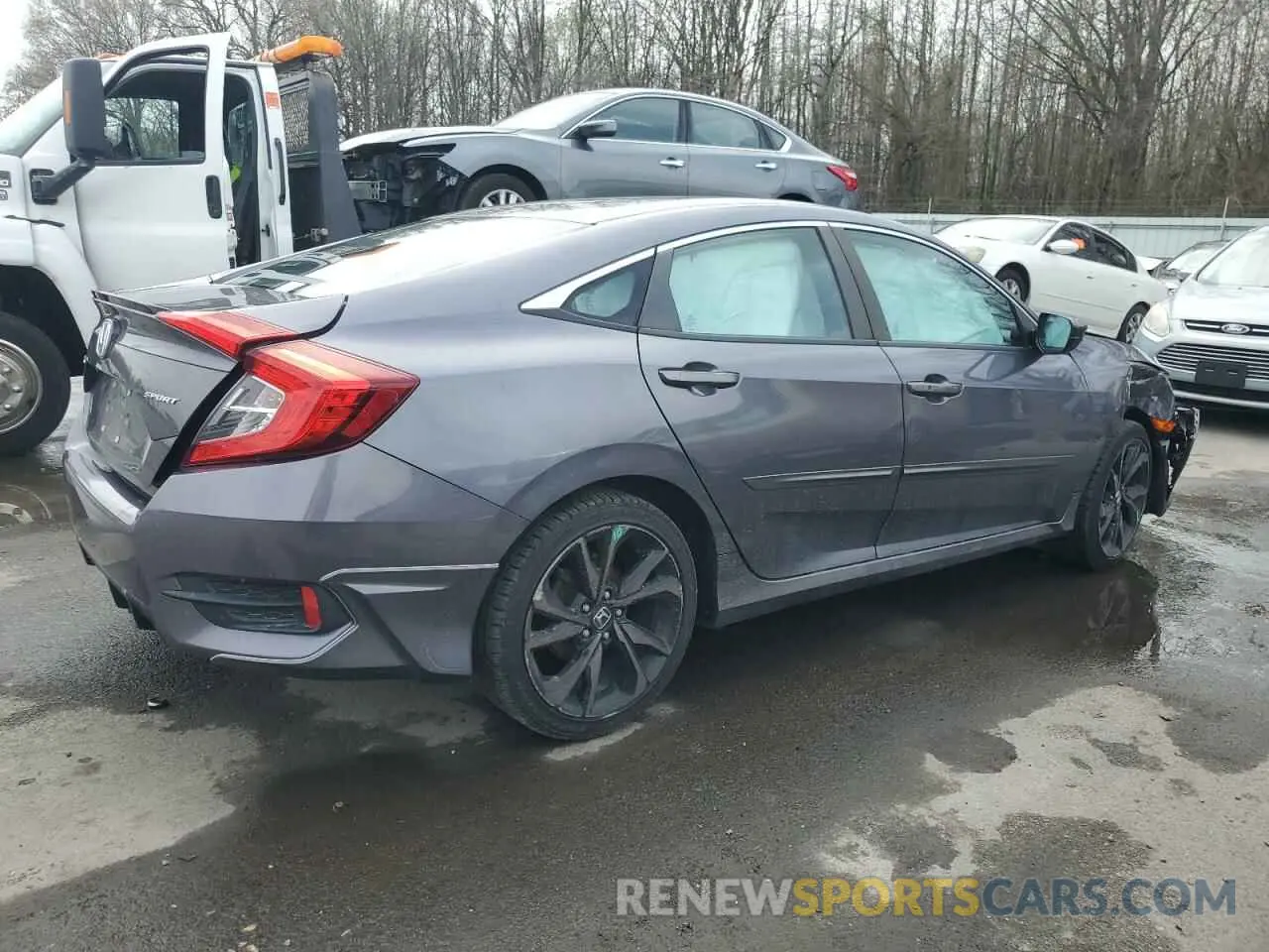 3 Photograph of a damaged car 2HGFC2E80LH517067 HONDA CIVIC 2020