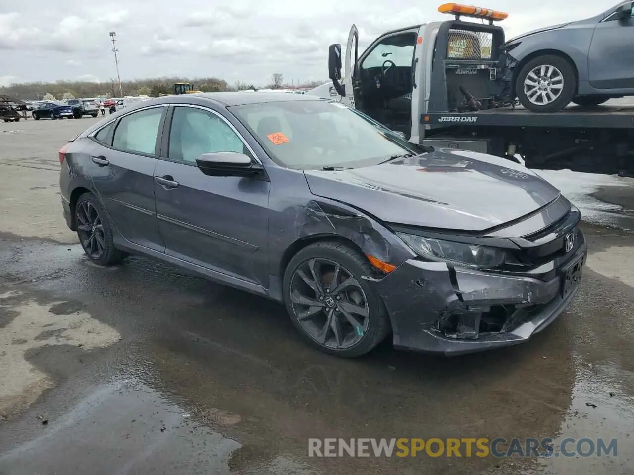 4 Photograph of a damaged car 2HGFC2E80LH517067 HONDA CIVIC 2020