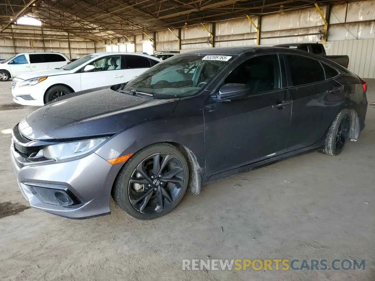 1 Photograph of a damaged car 2HGFC2E83LH599179 HONDA CIVIC 2020