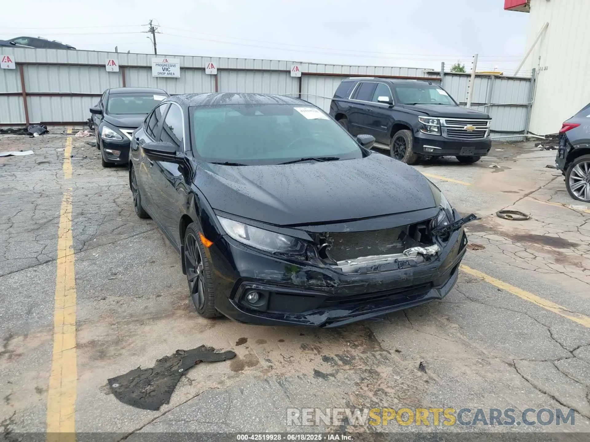 1 Photograph of a damaged car 2HGFC2E84LH535961 HONDA CIVIC 2020