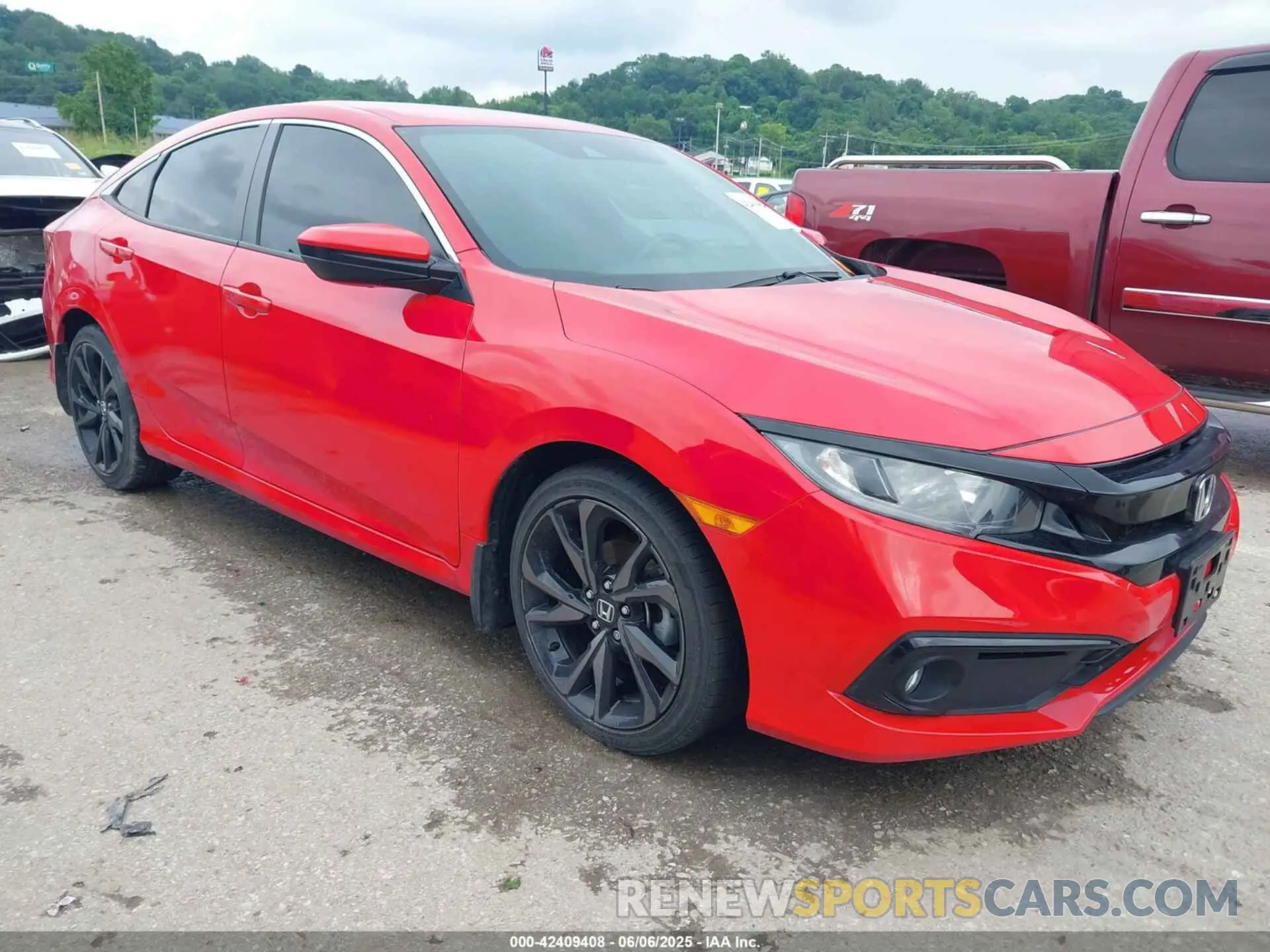 1 Photograph of a damaged car 2HGFC2E84LH559063 HONDA CIVIC 2020