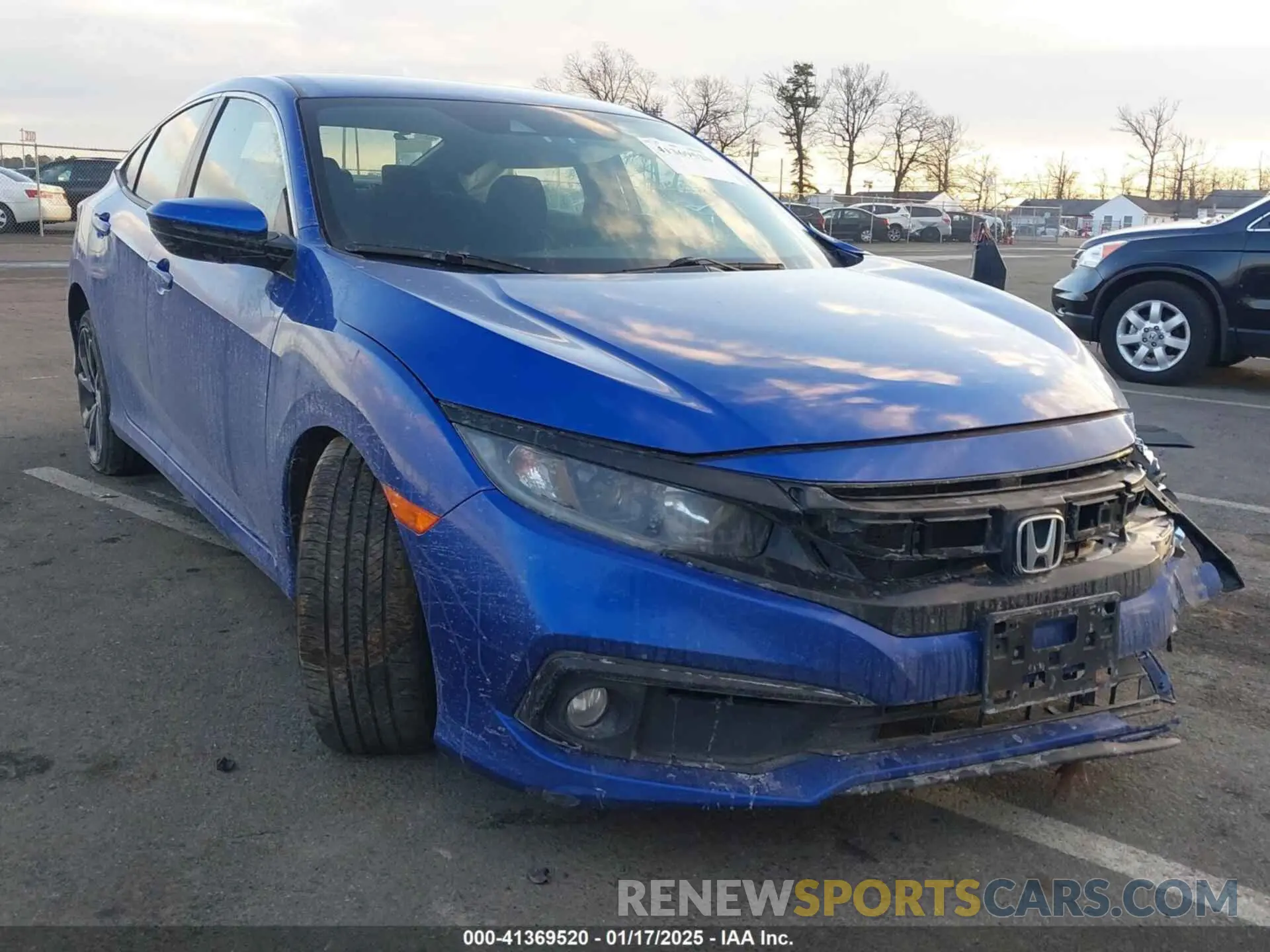 1 Photograph of a damaged car 2HGFC2E89LH503703 HONDA CIVIC 2020