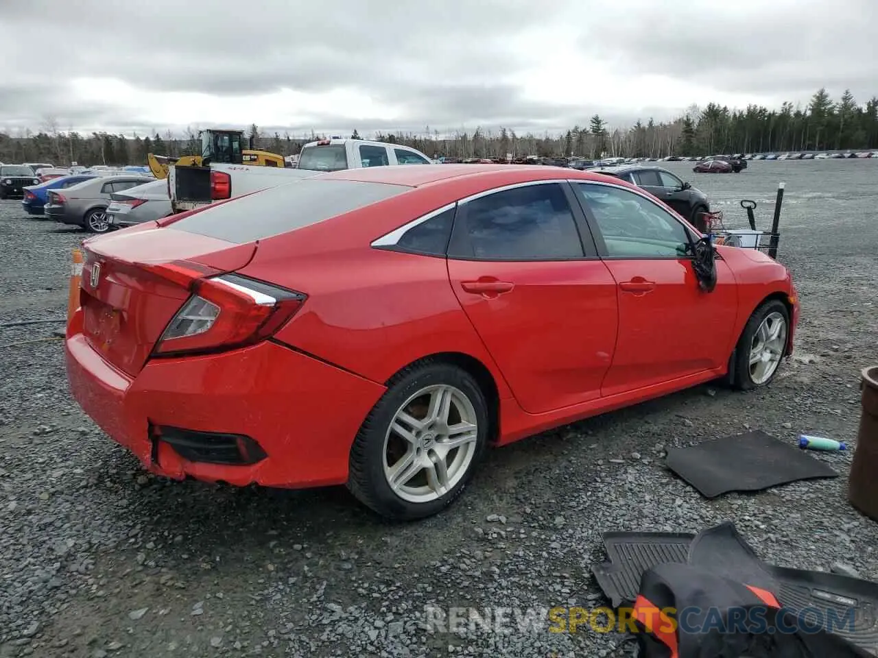 3 Photograph of a damaged car 2HGFC2F54LH001959 HONDA CIVIC 2020