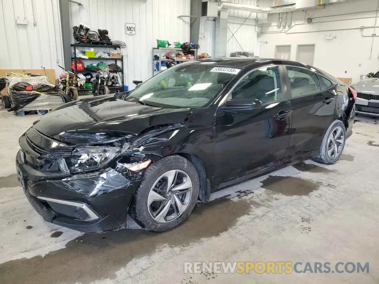 1 Photograph of a damaged car 2HGFC2F54LH004098 HONDA CIVIC 2020