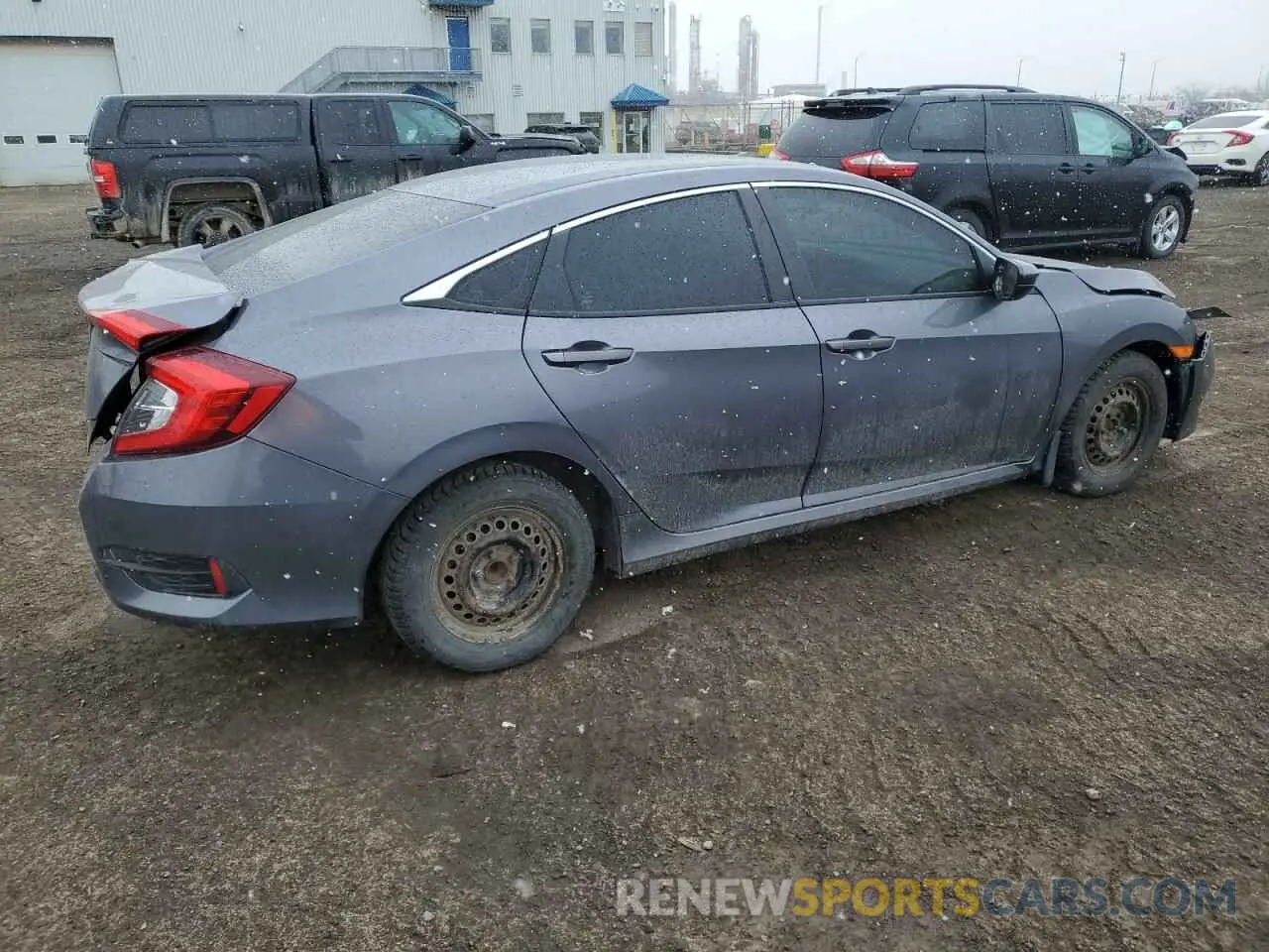 3 Photograph of a damaged car 2HGFC2F57LH033224 HONDA CIVIC 2020