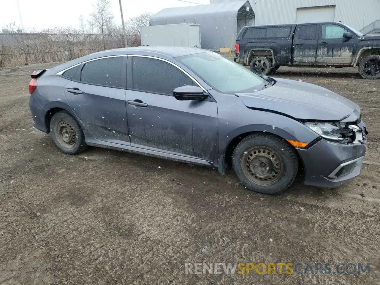 4 Photograph of a damaged car 2HGFC2F57LH033224 HONDA CIVIC 2020