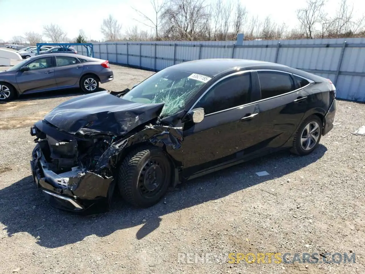1 Photograph of a damaged car 2HGFC2F58LH024354 HONDA CIVIC 2020