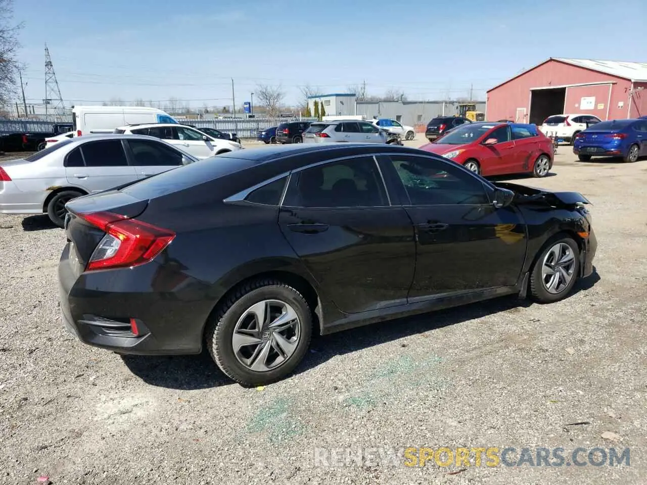 3 Photograph of a damaged car 2HGFC2F58LH024354 HONDA CIVIC 2020
