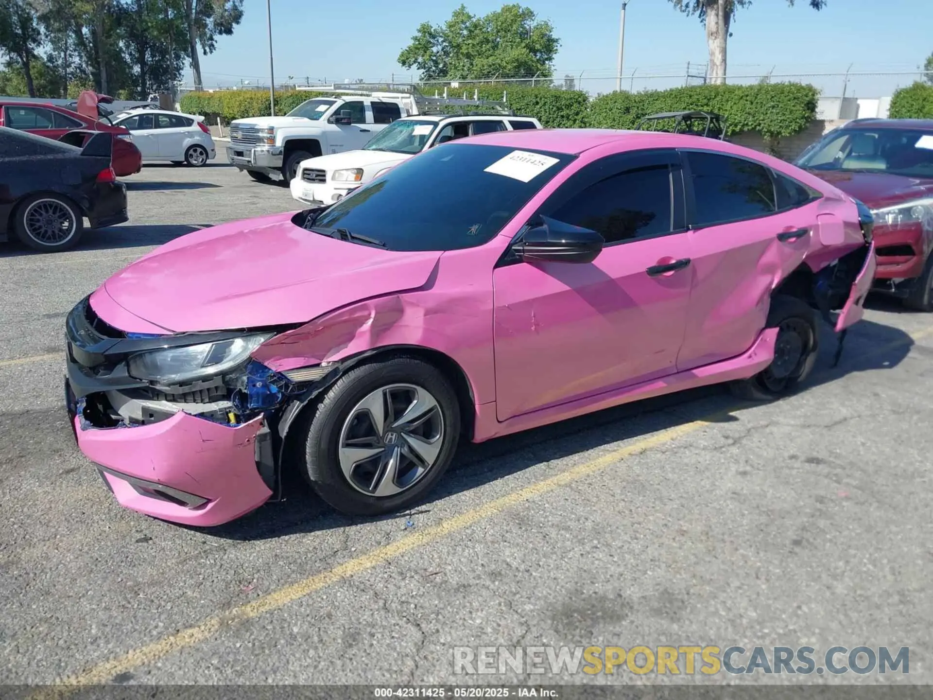 2 Photograph of a damaged car 2HGFC2F60LH512433 HONDA CIVIC 2020