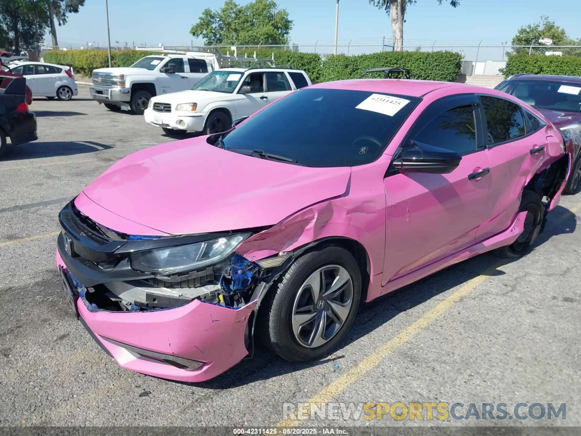 6 Photograph of a damaged car 2HGFC2F60LH512433 HONDA CIVIC 2020