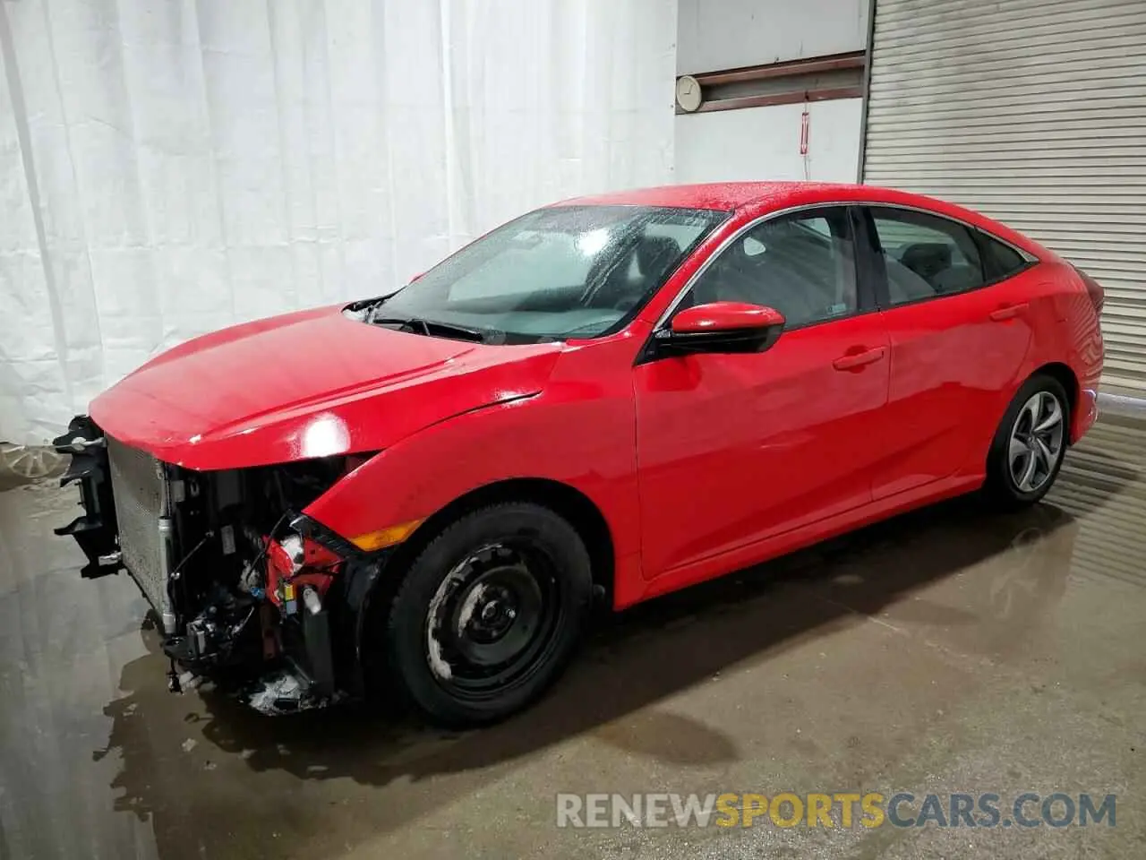 1 Photograph of a damaged car 2HGFC2F60LH520029 HONDA CIVIC 2020