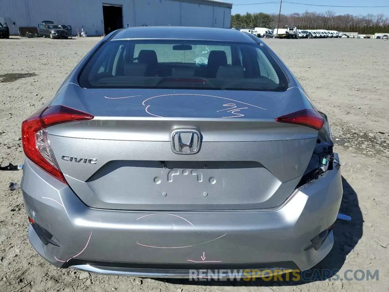 6 Photograph of a damaged car 2HGFC2F60LH533041 HONDA CIVIC 2020