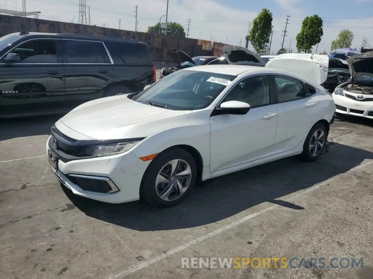 1 Photograph of a damaged car 2HGFC2F60LH547621 HONDA CIVIC 2020