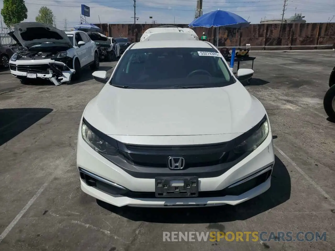 5 Photograph of a damaged car 2HGFC2F60LH547621 HONDA CIVIC 2020