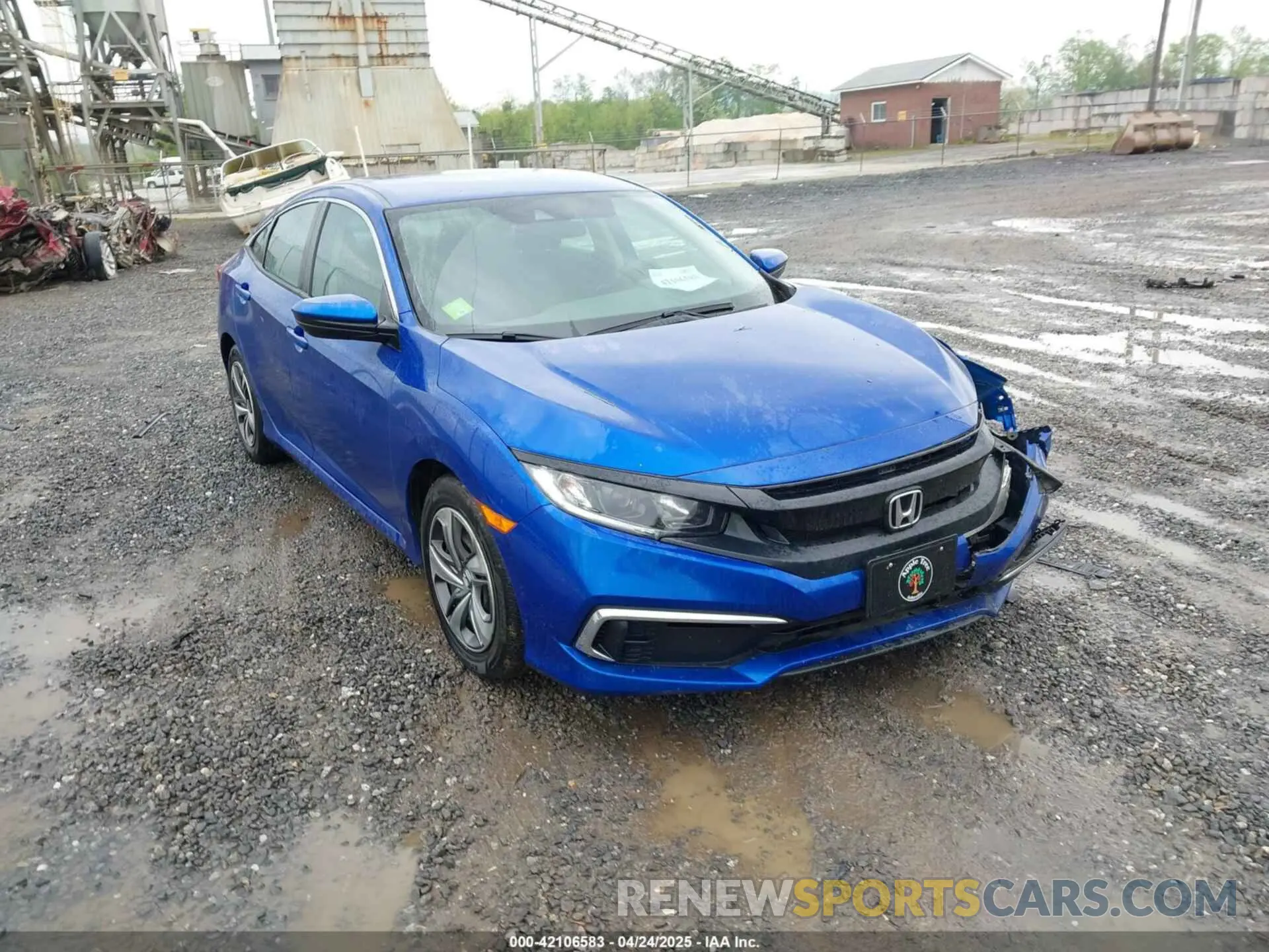 1 Photograph of a damaged car 2HGFC2F60LH548509 HONDA CIVIC 2020