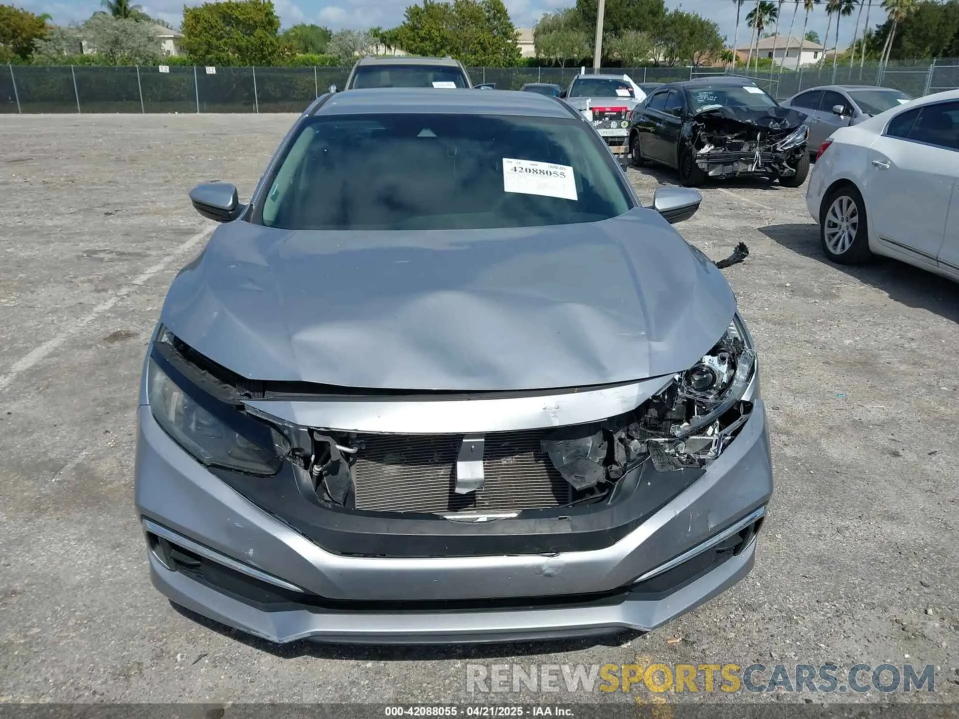 13 Photograph of a damaged car 2HGFC2F60LH565181 HONDA CIVIC 2020