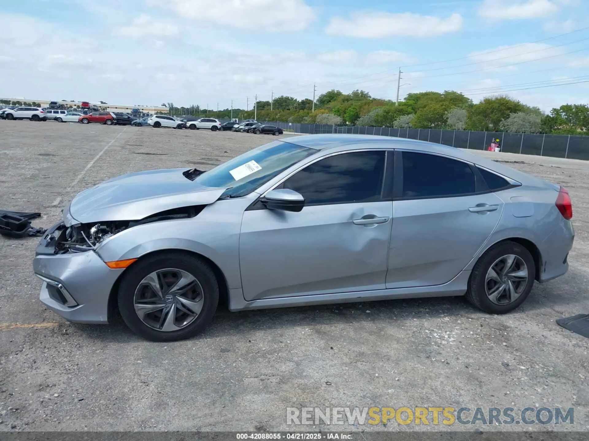 15 Photograph of a damaged car 2HGFC2F60LH565181 HONDA CIVIC 2020