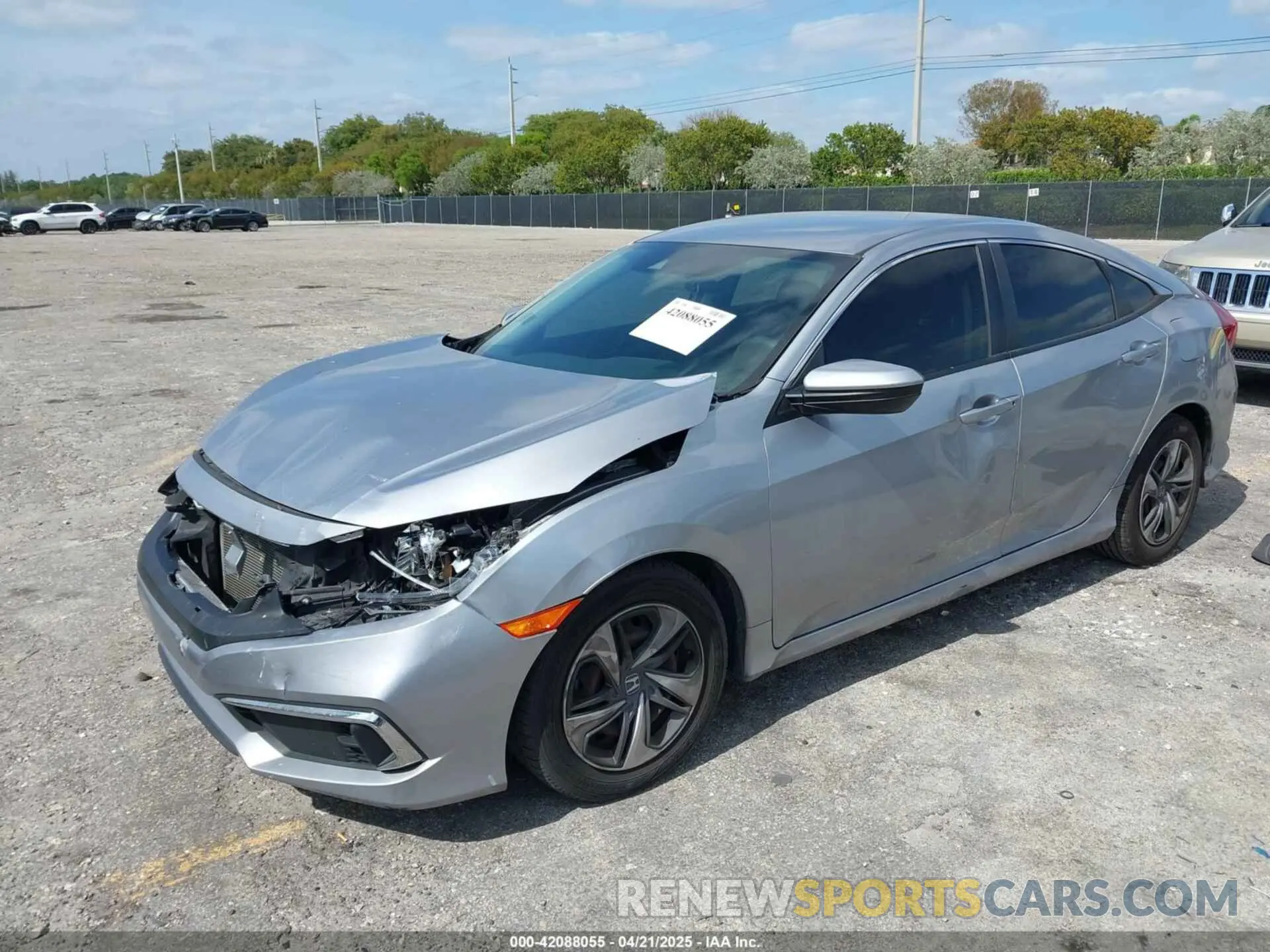 2 Photograph of a damaged car 2HGFC2F60LH565181 HONDA CIVIC 2020