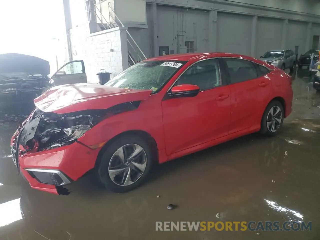 1 Photograph of a damaged car 2HGFC2F60LH569330 HONDA CIVIC 2020