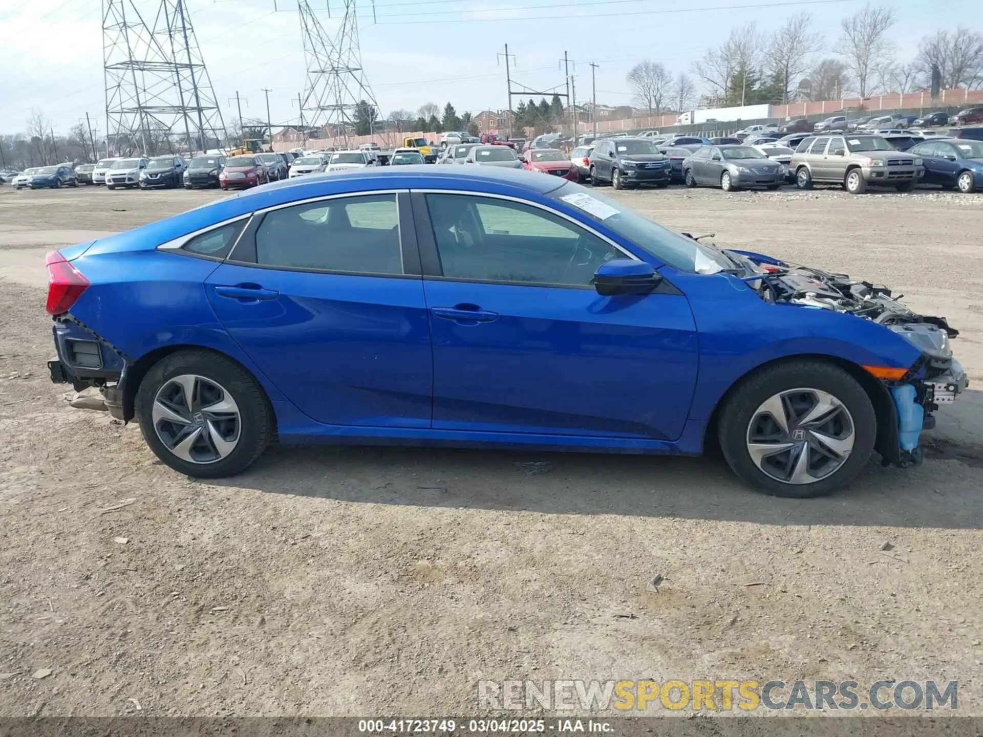 14 Photograph of a damaged car 2HGFC2F60LH596964 HONDA CIVIC 2020