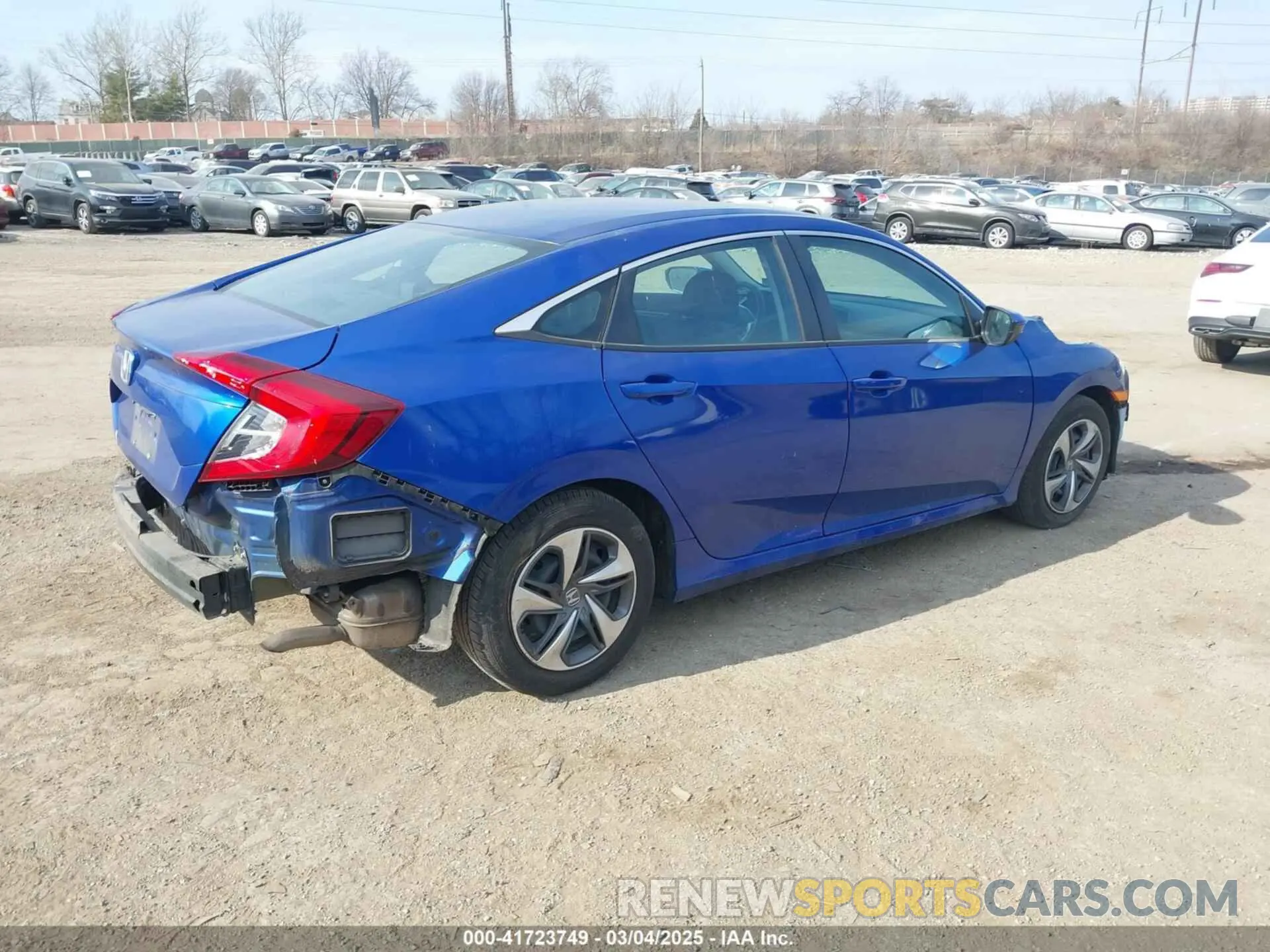 4 Photograph of a damaged car 2HGFC2F60LH596964 HONDA CIVIC 2020