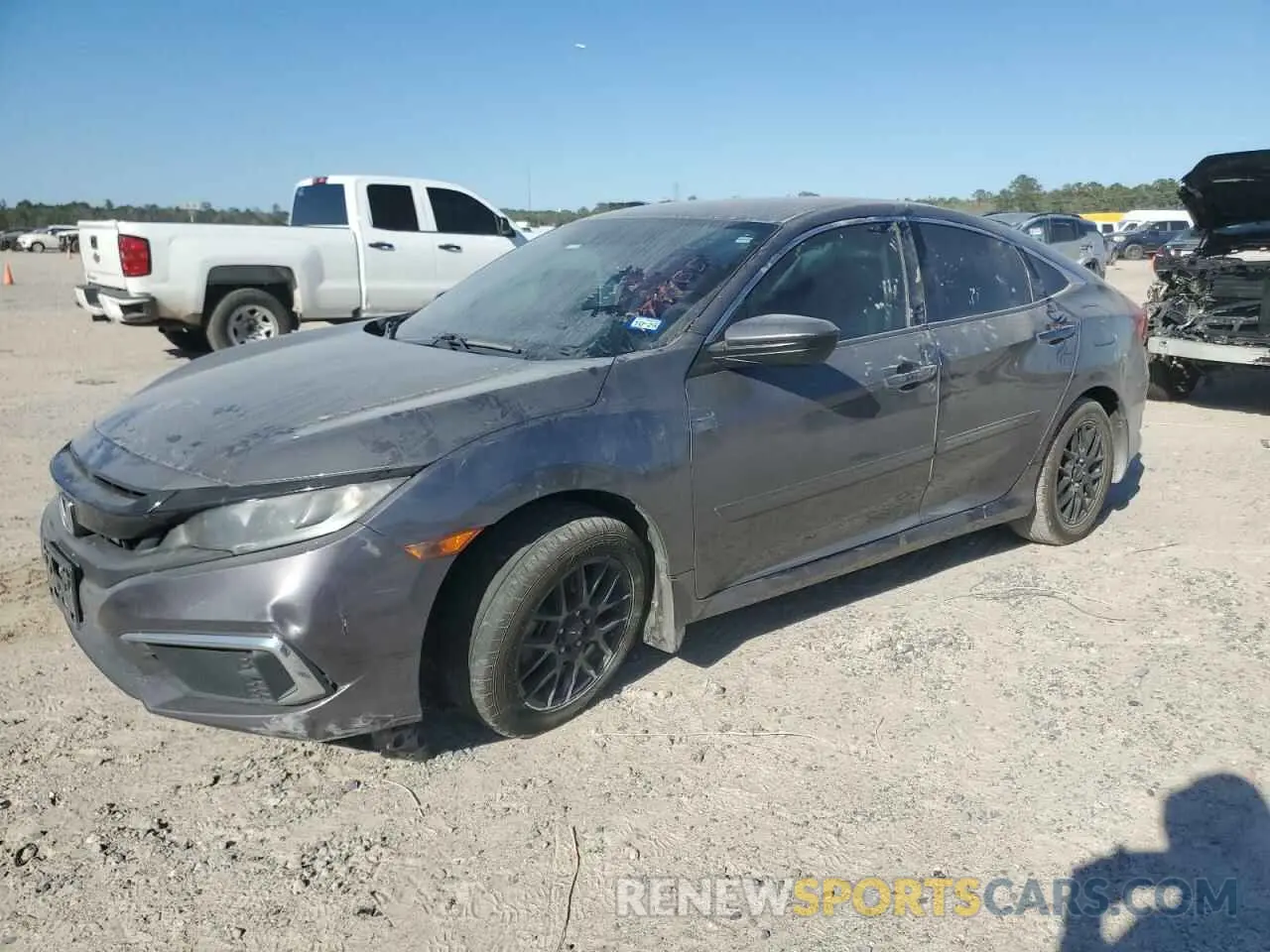 1 Photograph of a damaged car 2HGFC2F61LH505264 HONDA CIVIC 2020