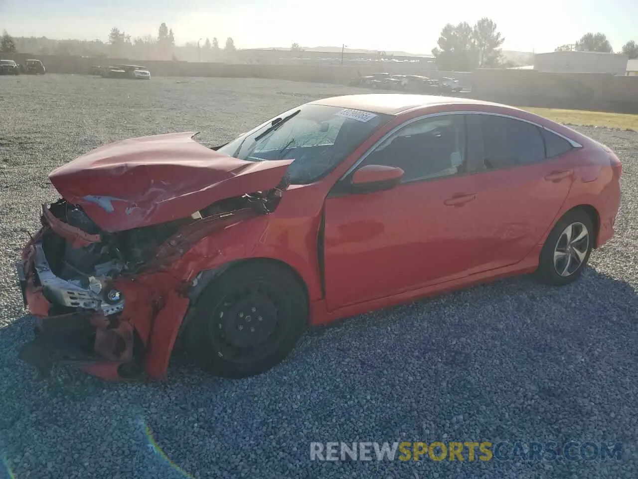 1 Photograph of a damaged car 2HGFC2F61LH557185 HONDA CIVIC 2020
