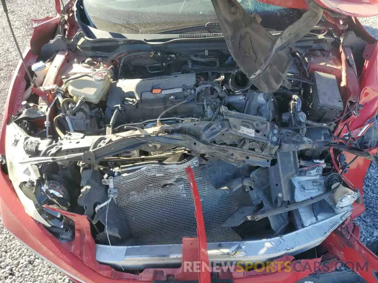 11 Photograph of a damaged car 2HGFC2F61LH557185 HONDA CIVIC 2020