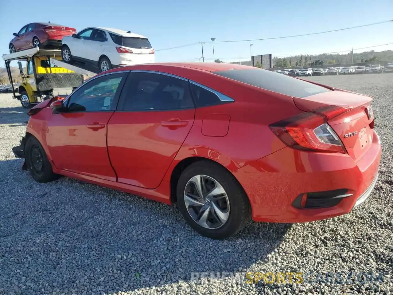 2 Photograph of a damaged car 2HGFC2F61LH557185 HONDA CIVIC 2020