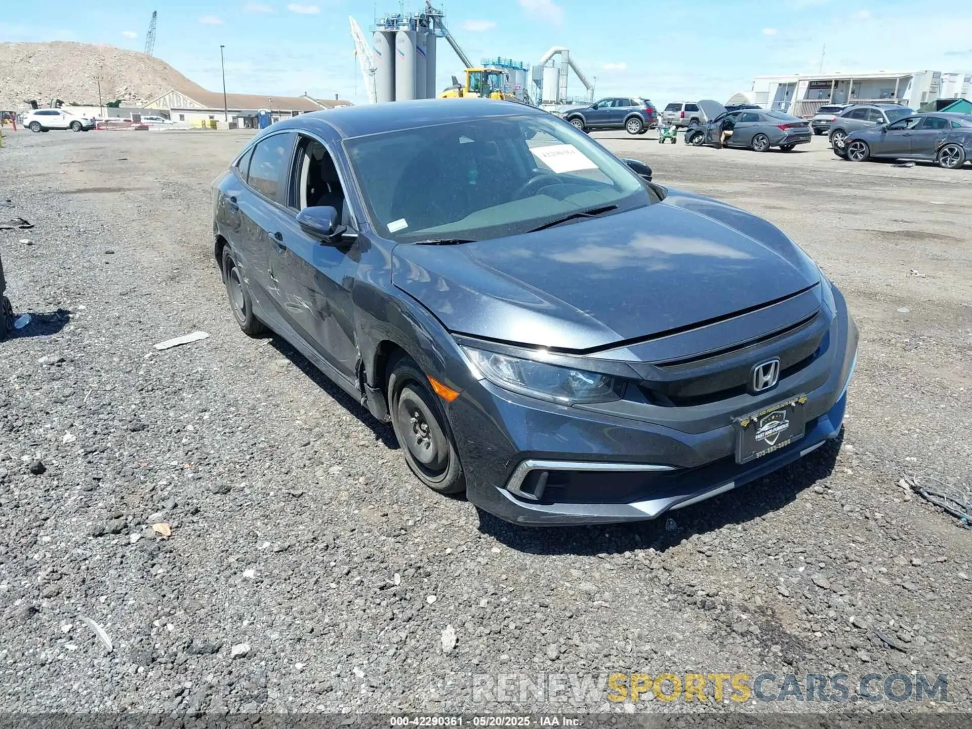 1 Photograph of a damaged car 2HGFC2F61LH567246 HONDA CIVIC 2020