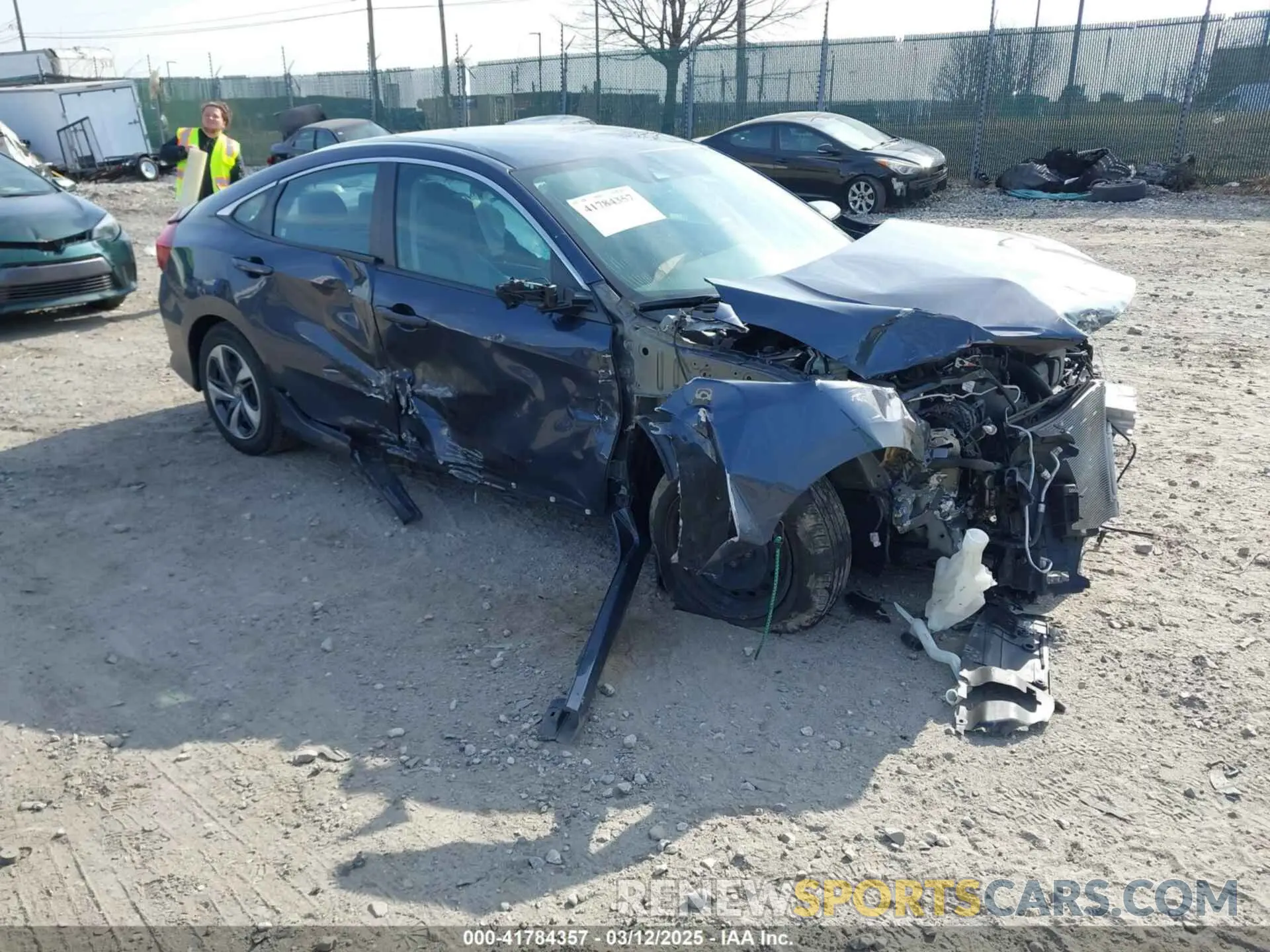 1 Photograph of a damaged car 2HGFC2F61LH570034 HONDA CIVIC 2020