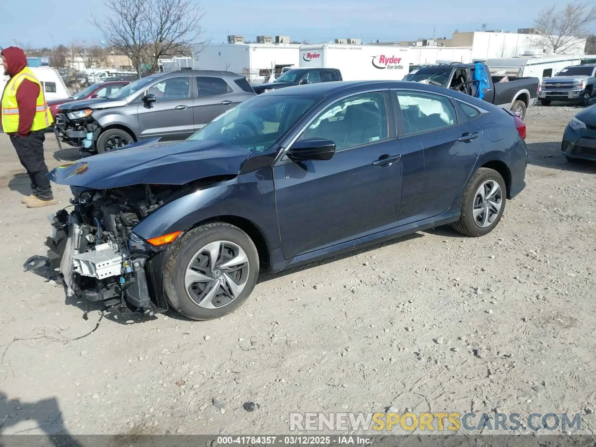 2 Photograph of a damaged car 2HGFC2F61LH570034 HONDA CIVIC 2020