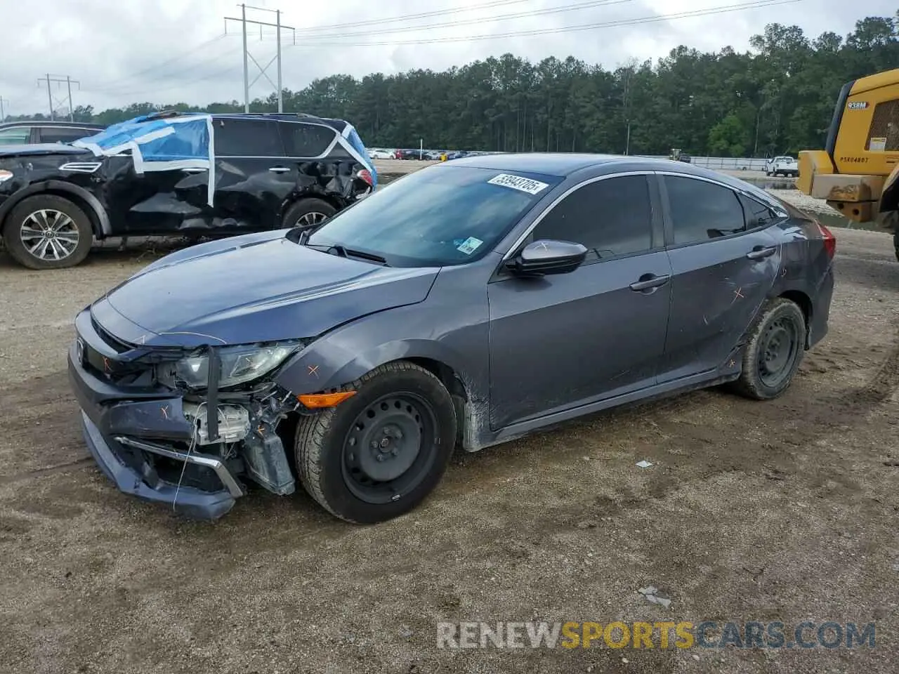 1 Photograph of a damaged car 2HGFC2F61LH574441 HONDA CIVIC 2020