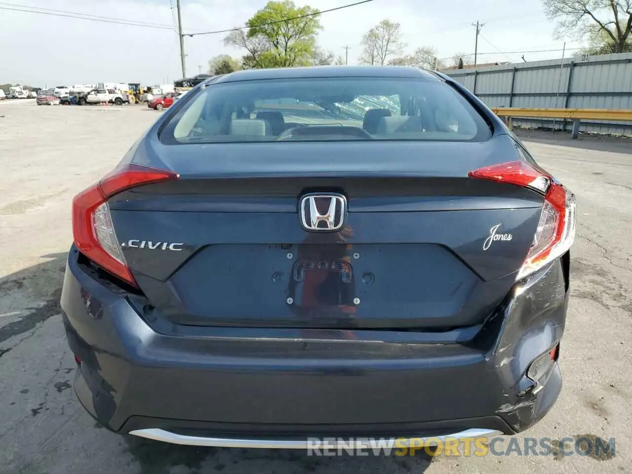 6 Photograph of a damaged car 2HGFC2F61LH582457 HONDA CIVIC 2020