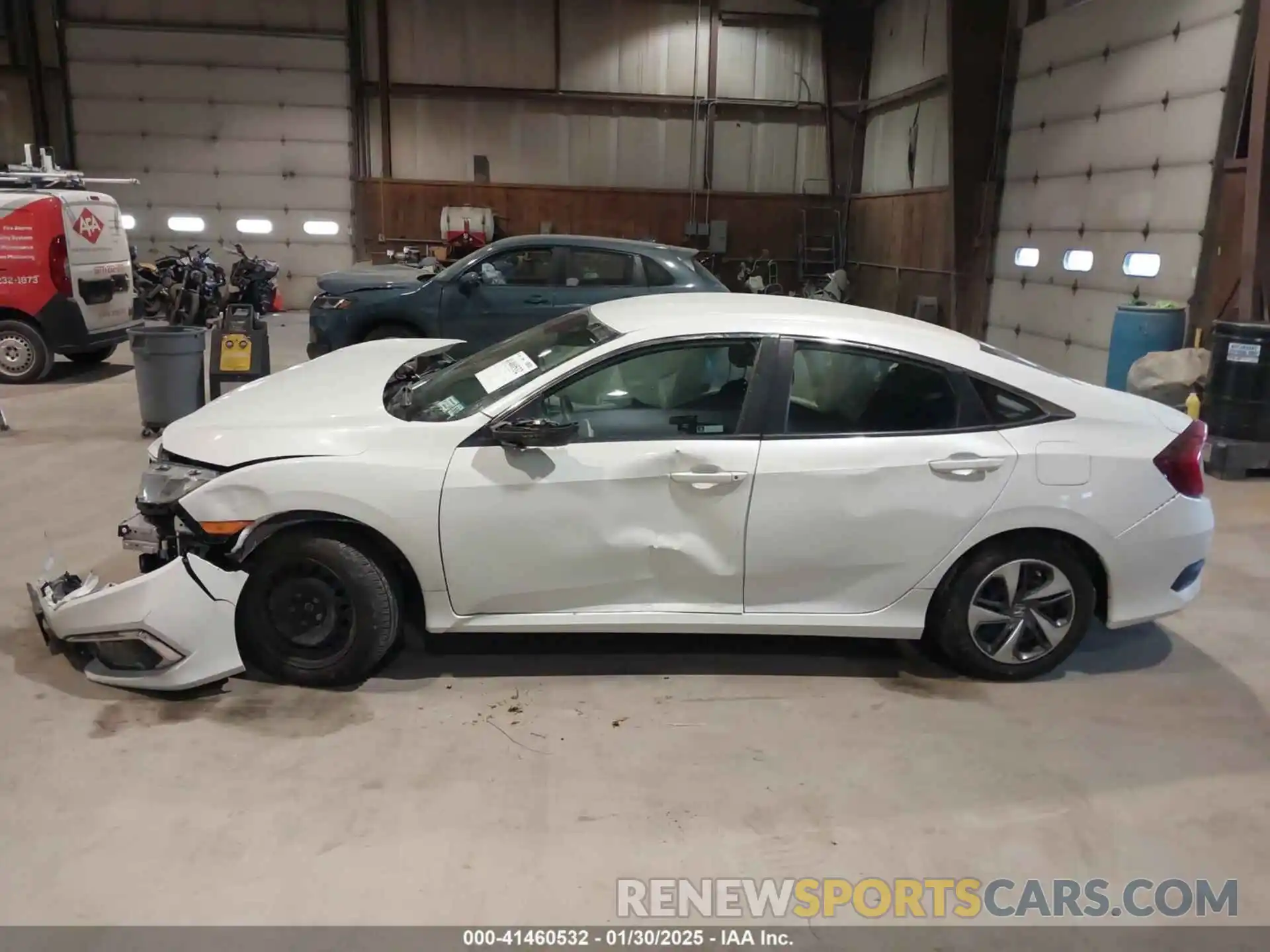 14 Photograph of a damaged car 2HGFC2F61LH595404 HONDA CIVIC 2020