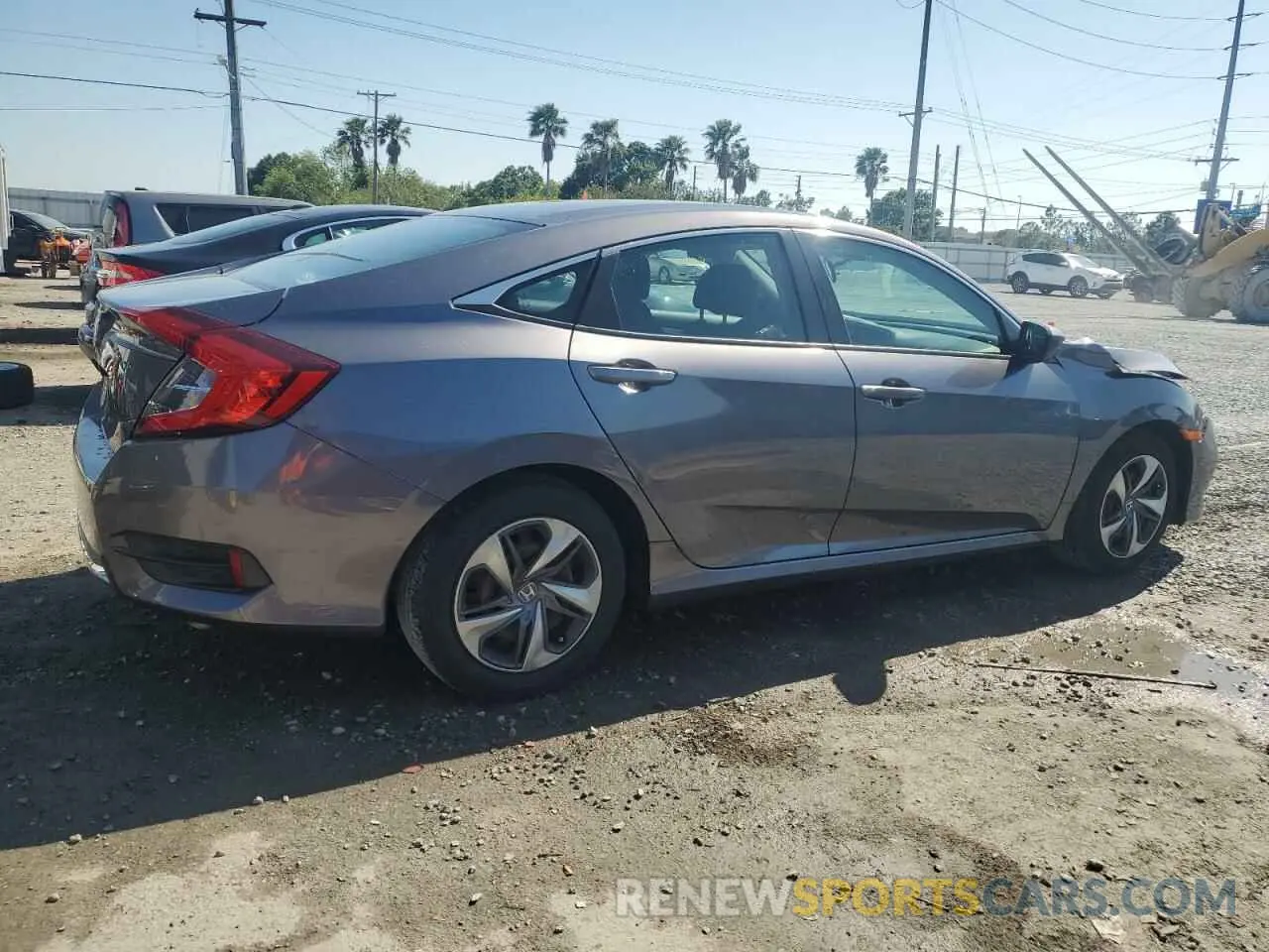 3 Photograph of a damaged car 2HGFC2F62LH511865 HONDA CIVIC 2020
