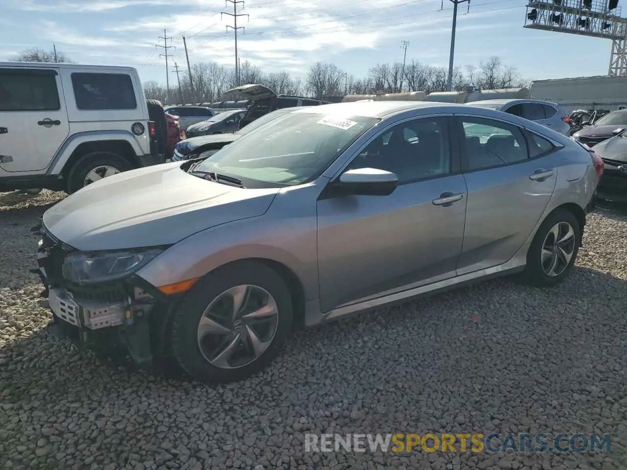 1 Photograph of a damaged car 2HGFC2F62LH520338 HONDA CIVIC 2020