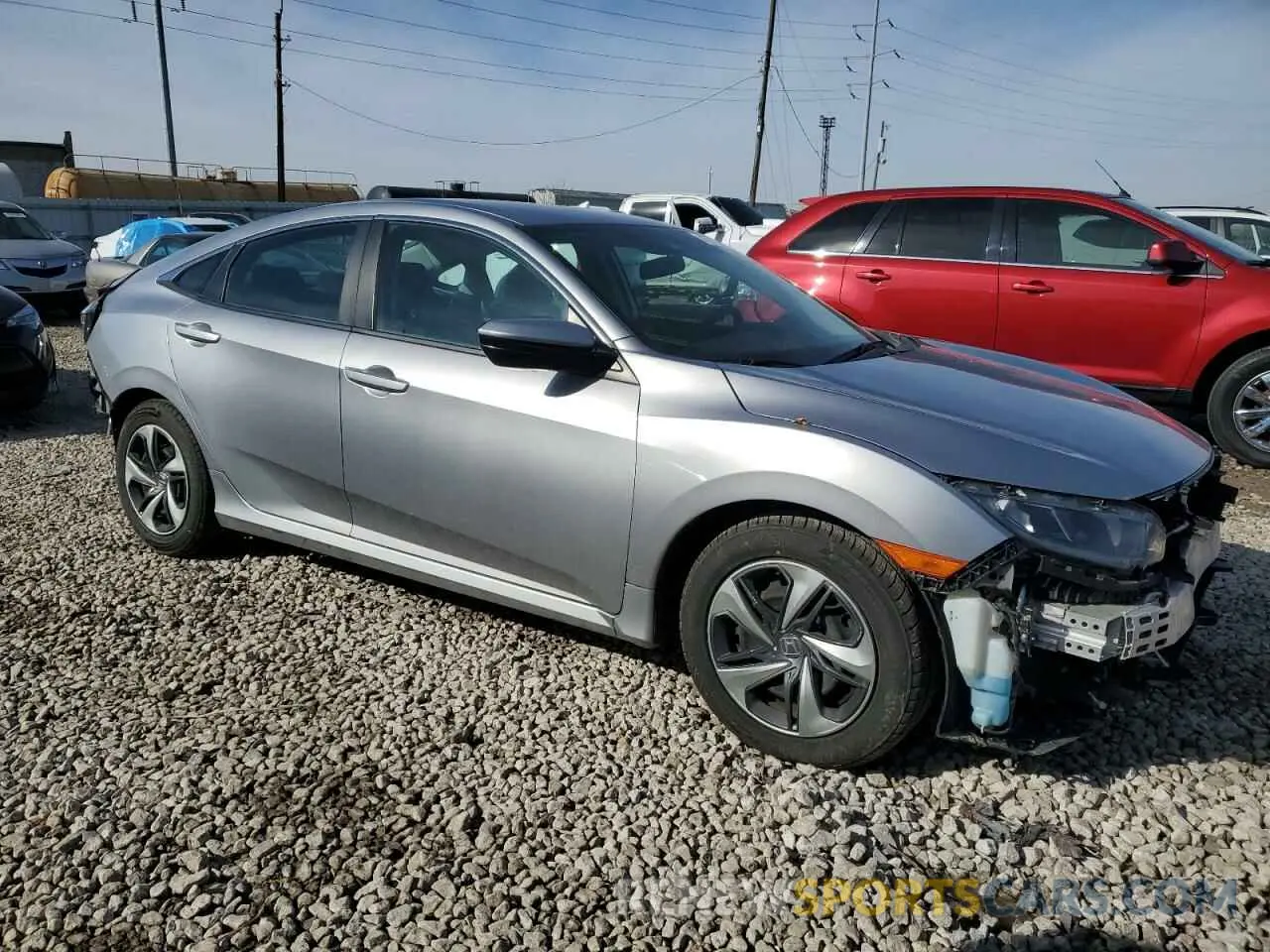 4 Photograph of a damaged car 2HGFC2F62LH520338 HONDA CIVIC 2020