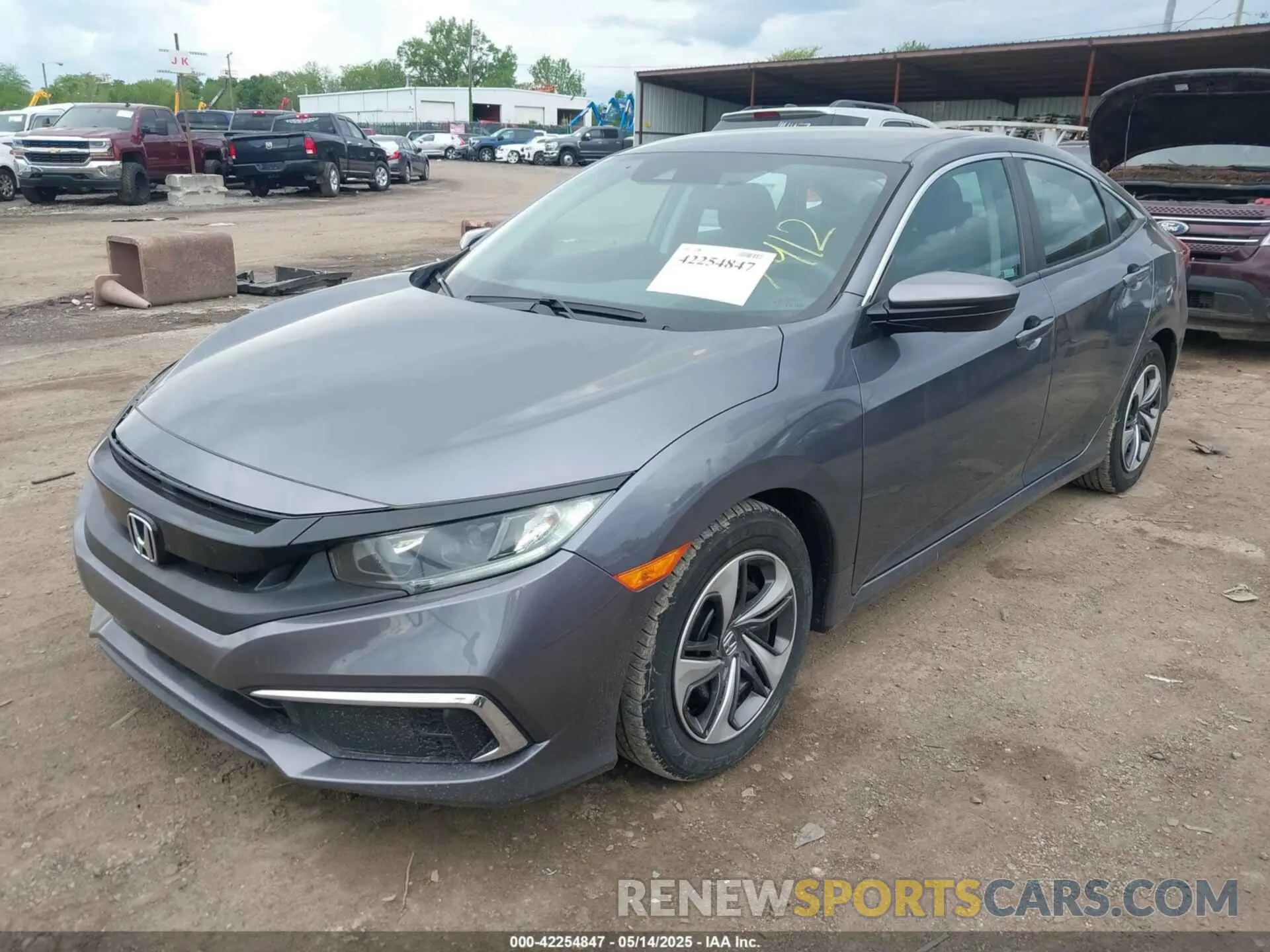 2 Photograph of a damaged car 2HGFC2F62LH547412 HONDA CIVIC 2020