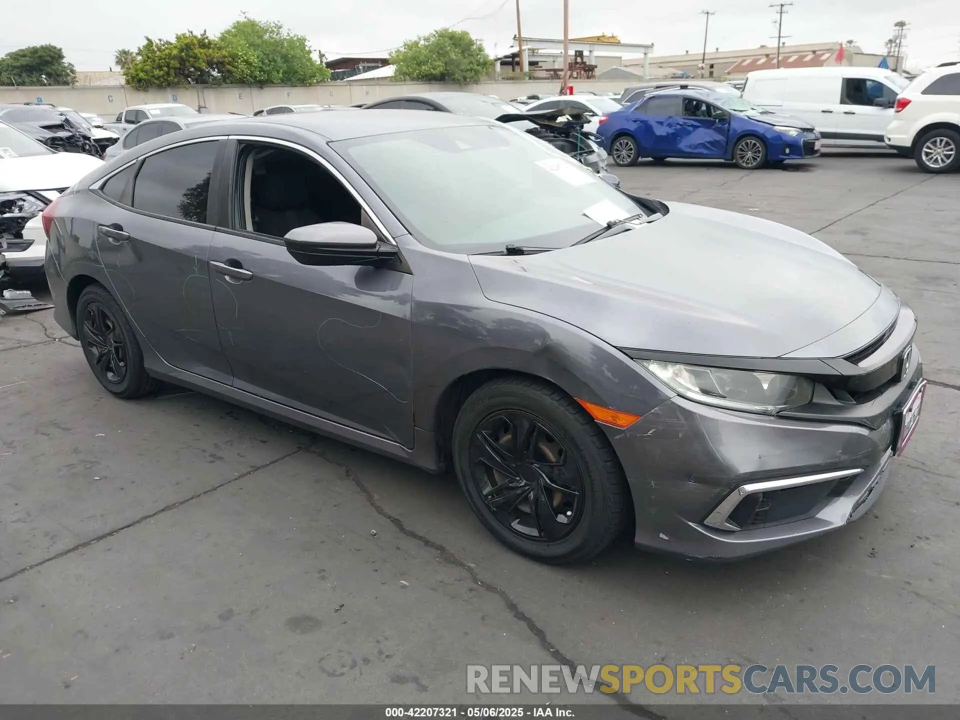 1 Photograph of a damaged car 2HGFC2F62LH547572 HONDA CIVIC 2020