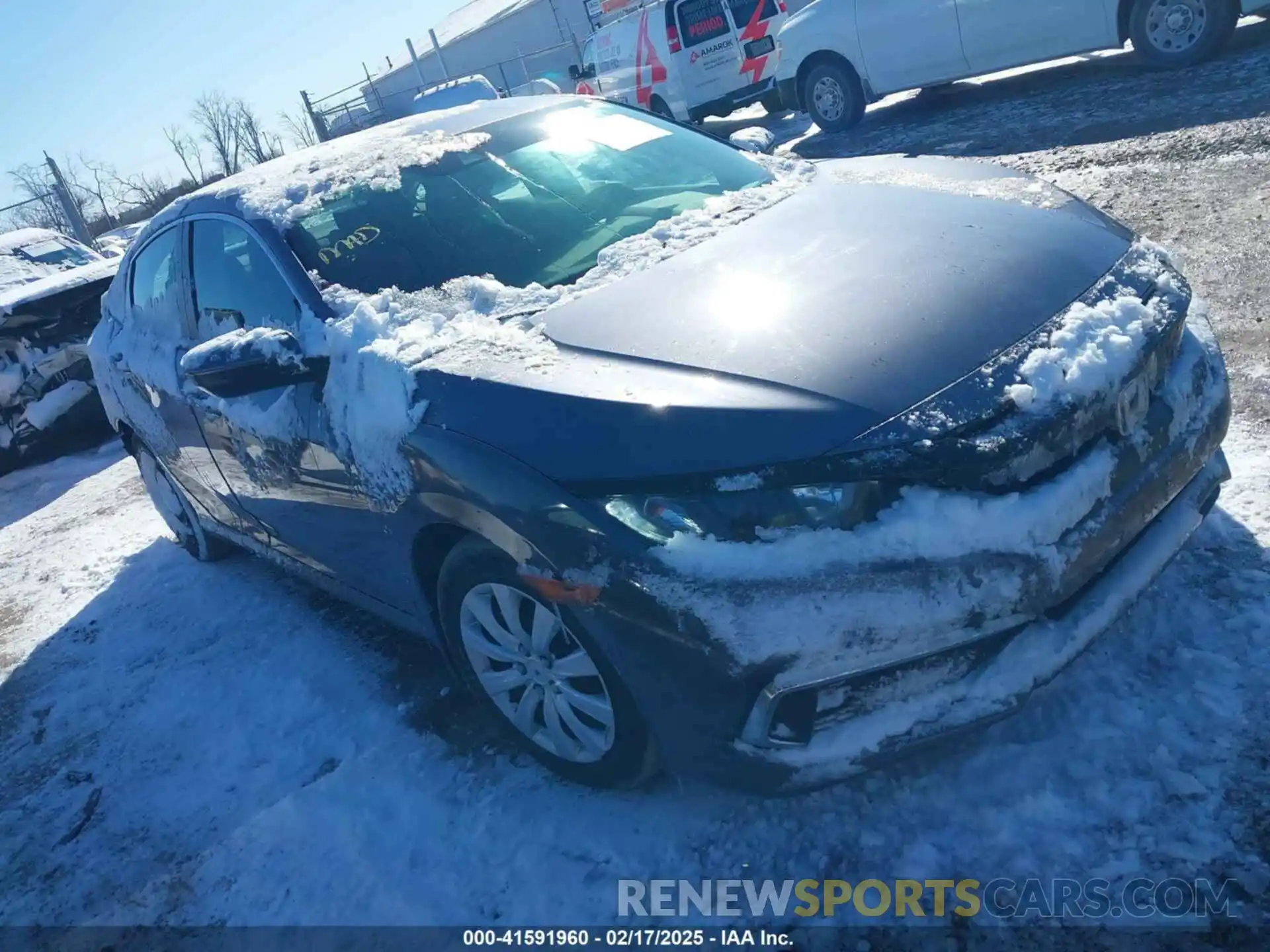 1 Photograph of a damaged car 2HGFC2F62LH550584 HONDA CIVIC 2020