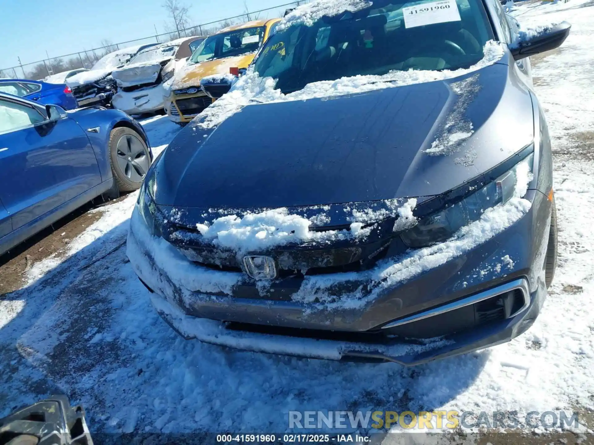 13 Photograph of a damaged car 2HGFC2F62LH550584 HONDA CIVIC 2020