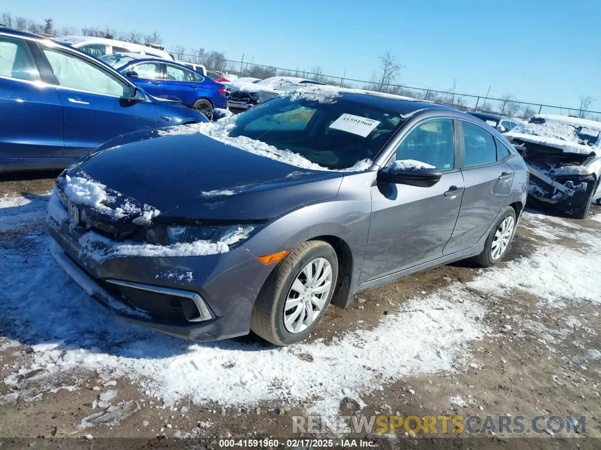 2 Photograph of a damaged car 2HGFC2F62LH550584 HONDA CIVIC 2020