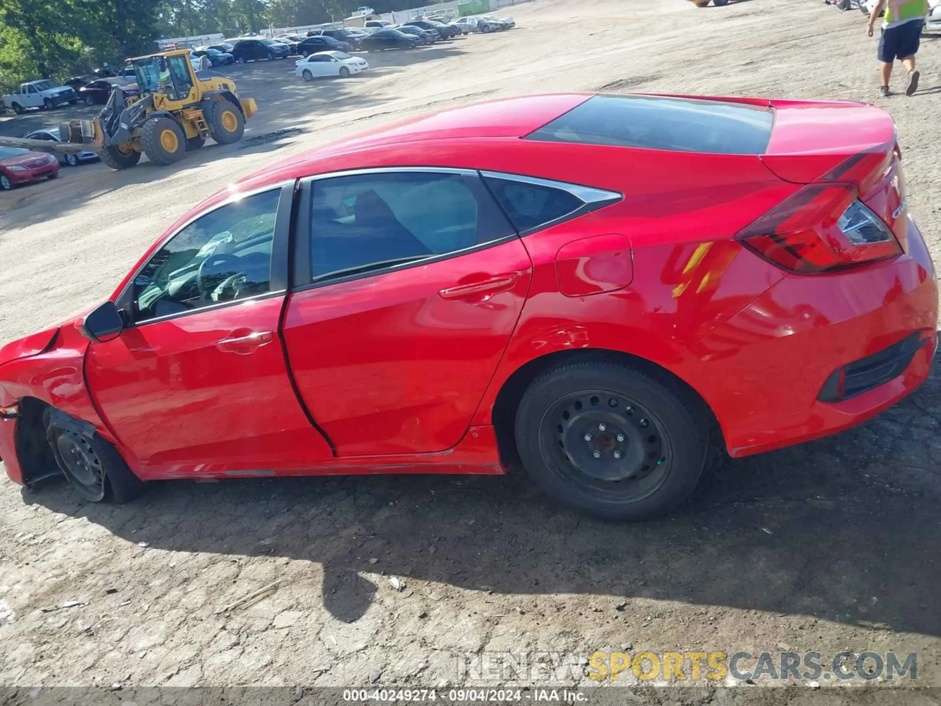 14 Photograph of a damaged car 2HGFC2F62LH553713 HONDA CIVIC 2020