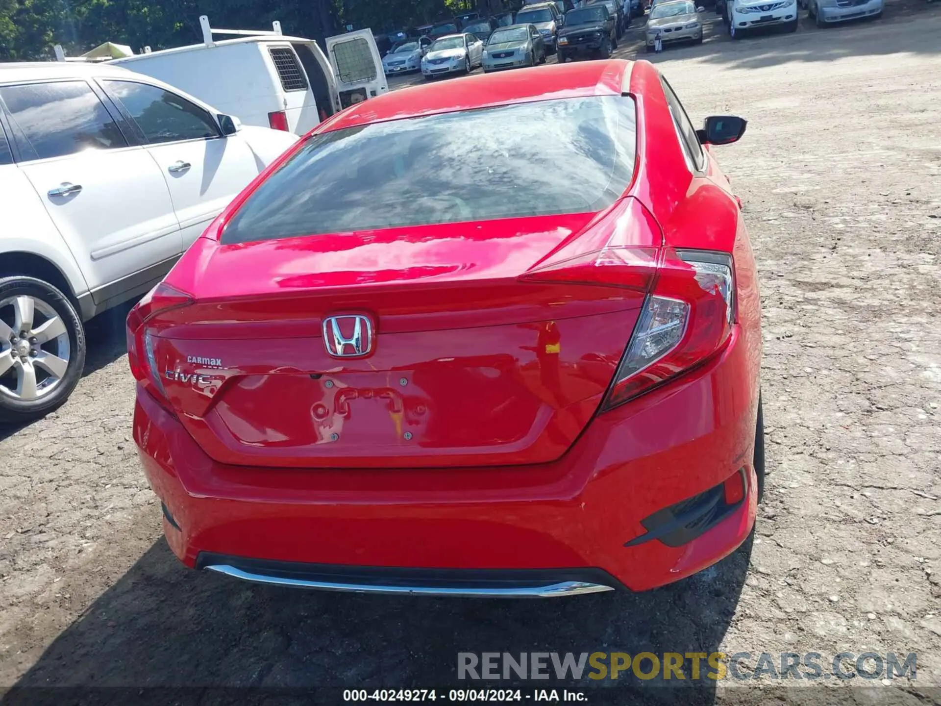 16 Photograph of a damaged car 2HGFC2F62LH553713 HONDA CIVIC 2020