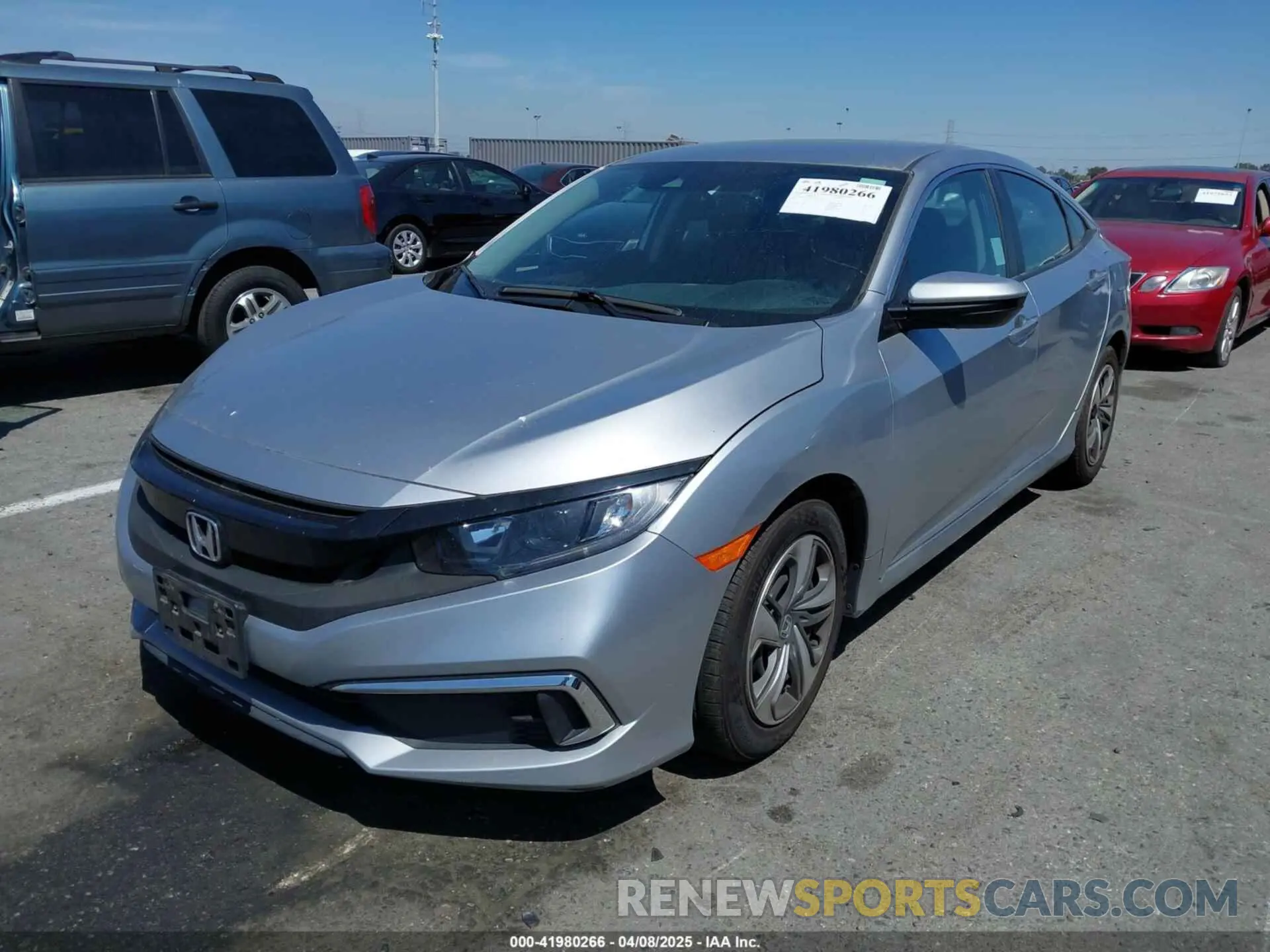 2 Photograph of a damaged car 2HGFC2F62LH570835 HONDA CIVIC 2020