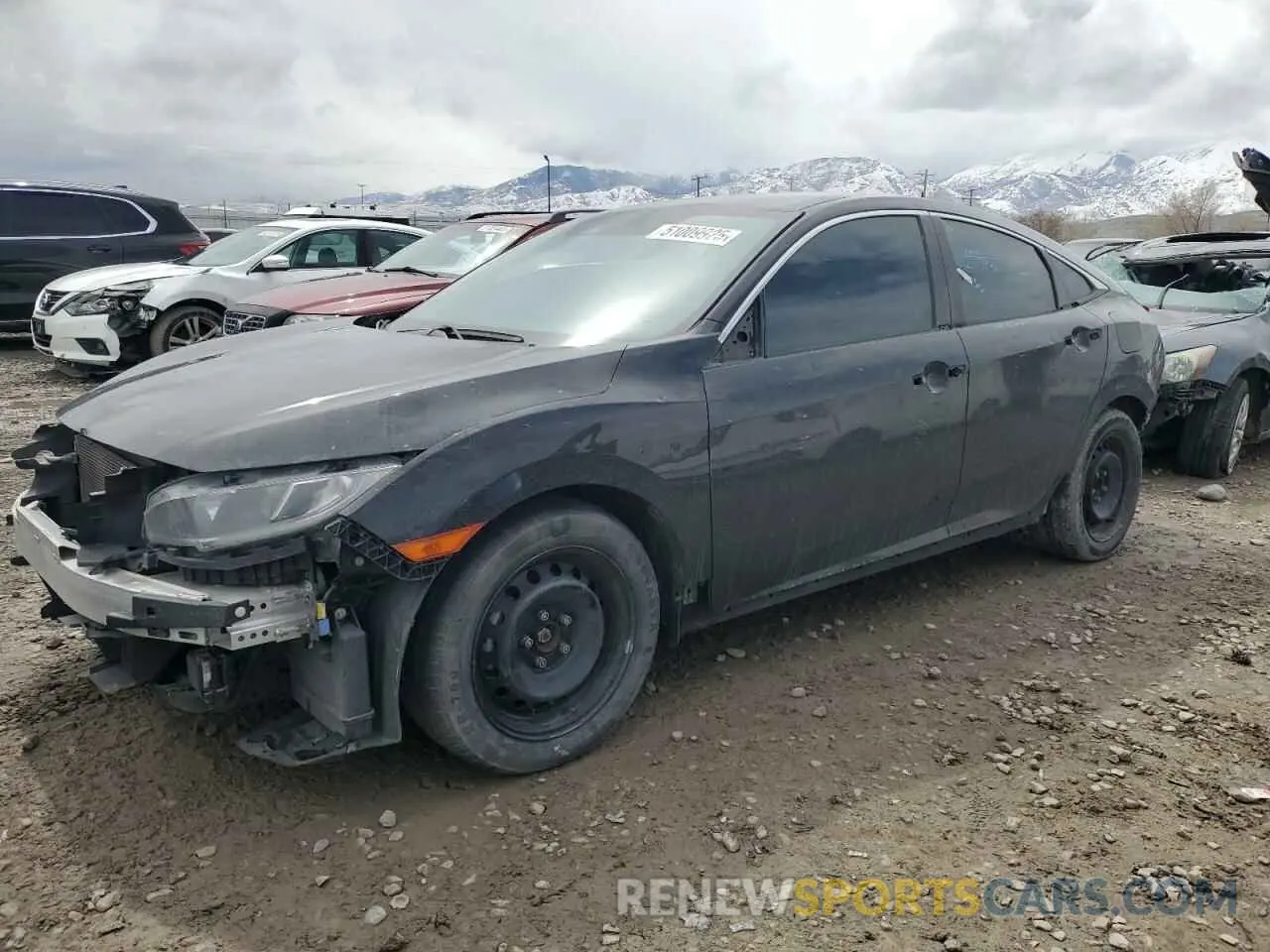 1 Photograph of a damaged car 2HGFC2F62LH594407 HONDA CIVIC 2020
