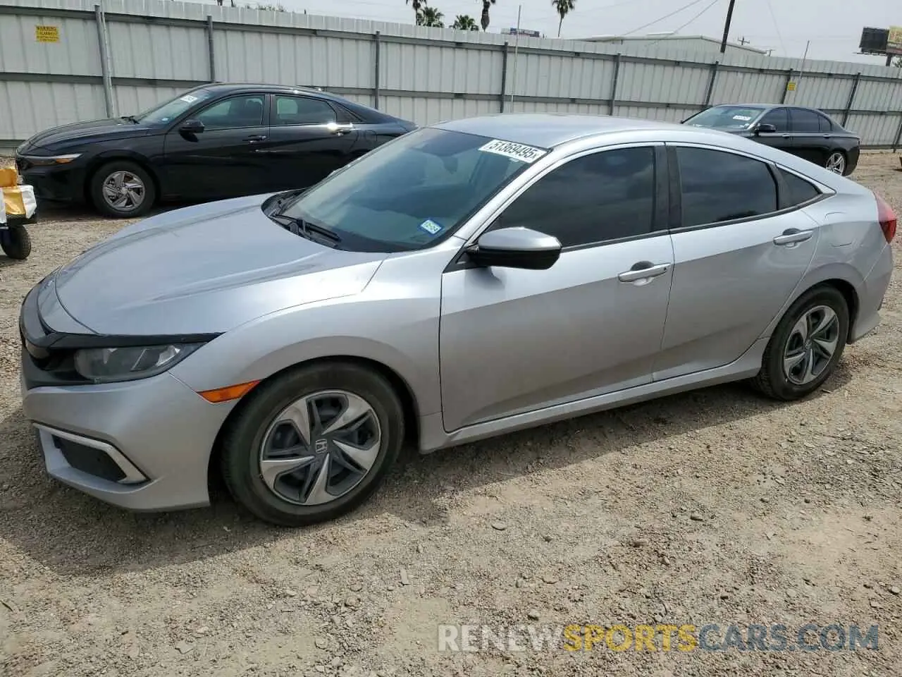 1 Photograph of a damaged car 2HGFC2F62LH597937 HONDA CIVIC 2020