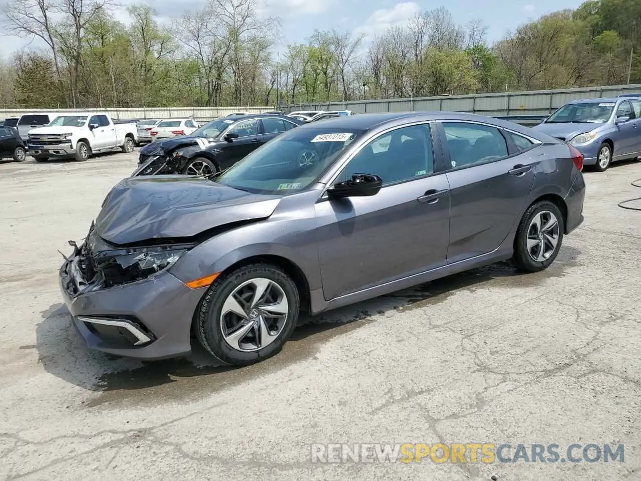 1 Photograph of a damaged car 2HGFC2F63LH502768 HONDA CIVIC 2020